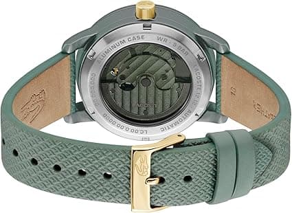 שעון אוטומטי אוטומטי לנשים של Lacoste 12.12 – כיסוי אלומיניום צבעוני 38 מ" 4