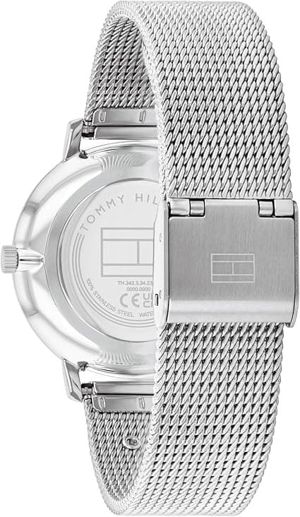 שעון קוורץ דק לנשים של Tommy Hilfiger צמיד רשת 3