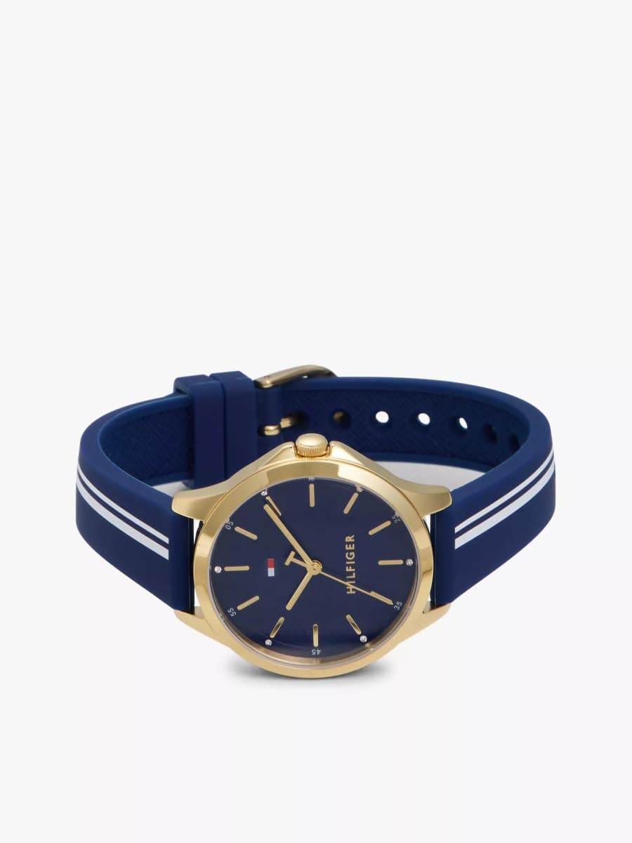שעון רצועת פסים Tommy Hilfiger